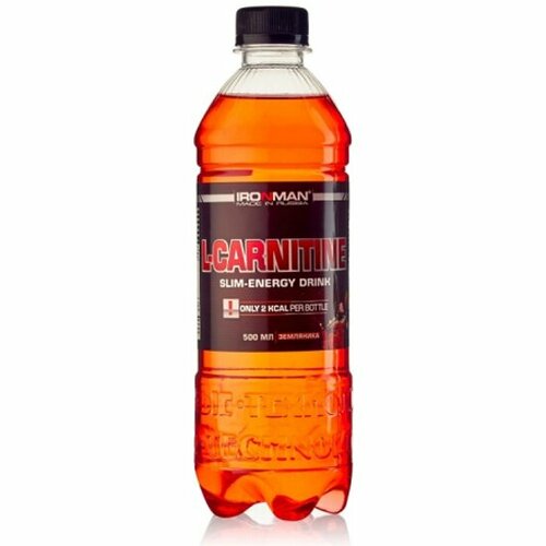 Россия IRONMAN IRONMAN Напиток L-карнитин (Земляника) (0,5 л) ironman супер l карнитин 2700 25 мл мандарин