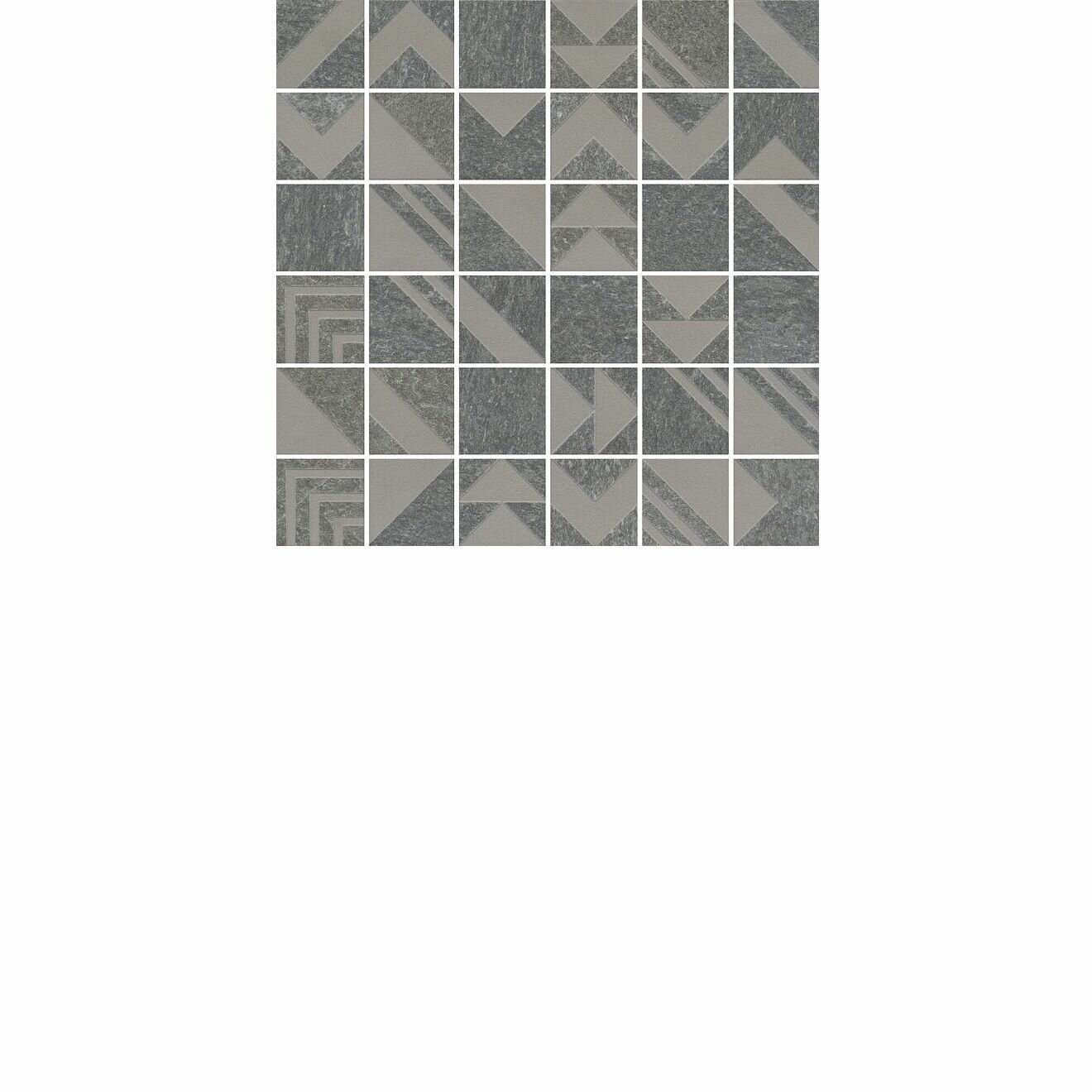 SBM014/DD204020 Про Нордик серый темный мозаичный 30x30x0,9 керам. декор мозаичный (гранит) Цена за 1 шт.