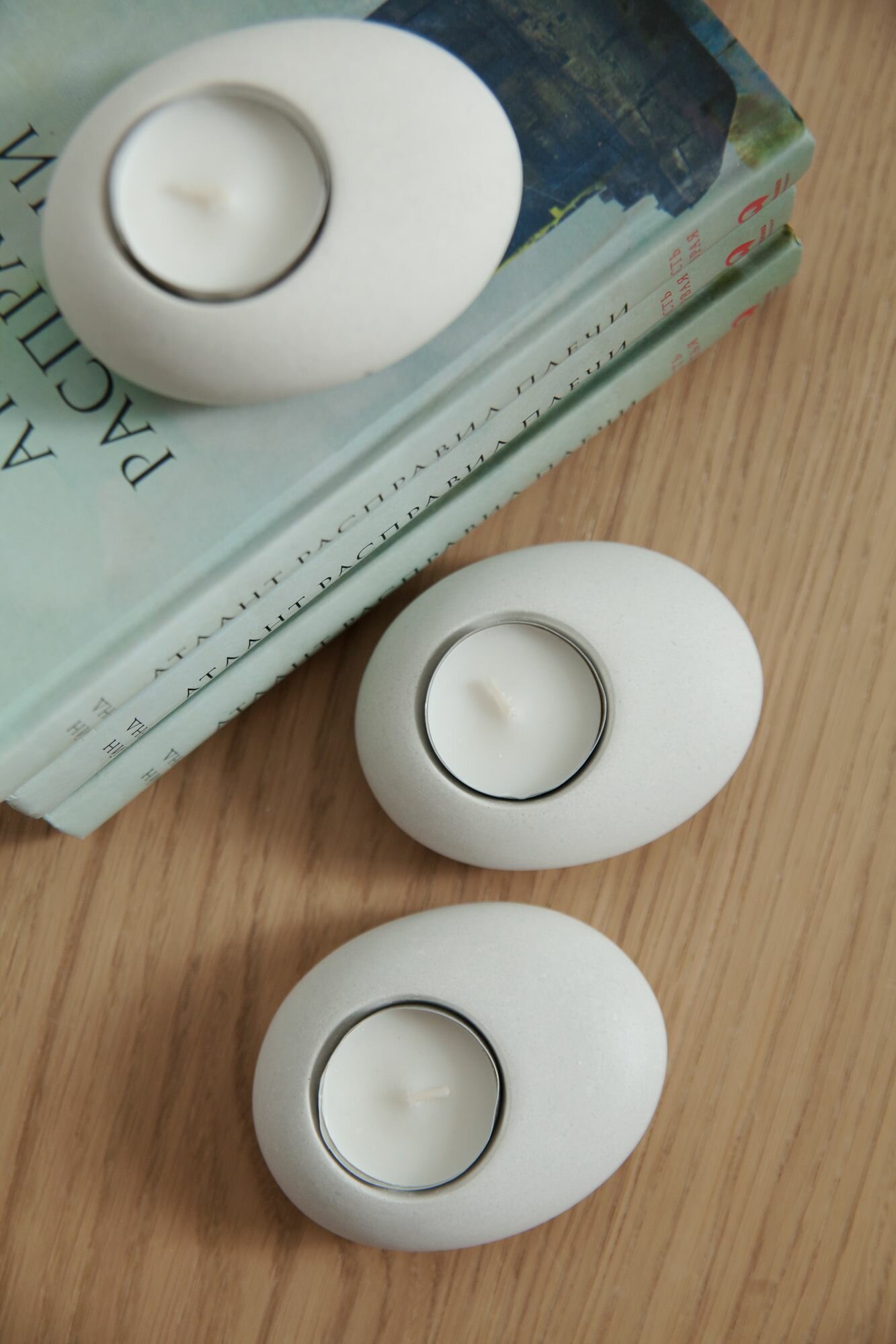 фото Подсвечники для чайных свечей "Омейит" 3 штуки