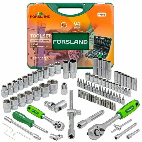 Набор инструментов 94 пр.1/4',1/2'(6гр.)(4-32мм)