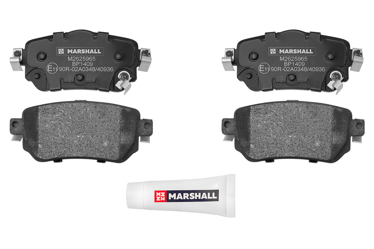 Колодки тормозные дисковые задние Marshall M2625965 для а/м Nissan Quashqai J11 13-, X-Trail T31 13-