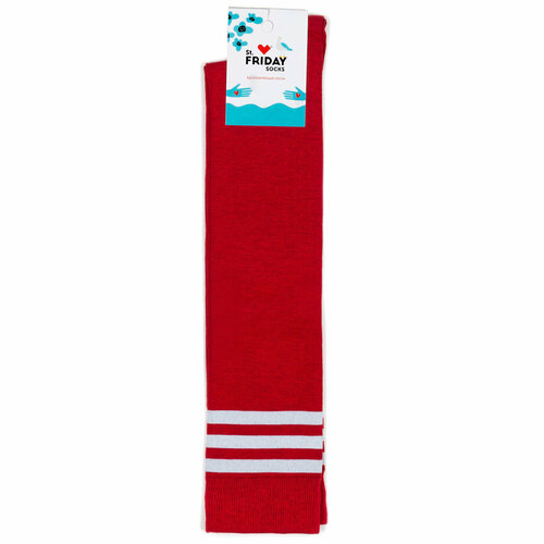 Носки St. Friday, размер 38-41, белый, красный