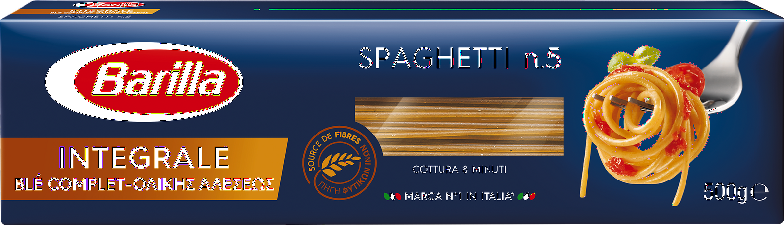 Спагетти Barilla Integrale 500г Утконос - фото №1