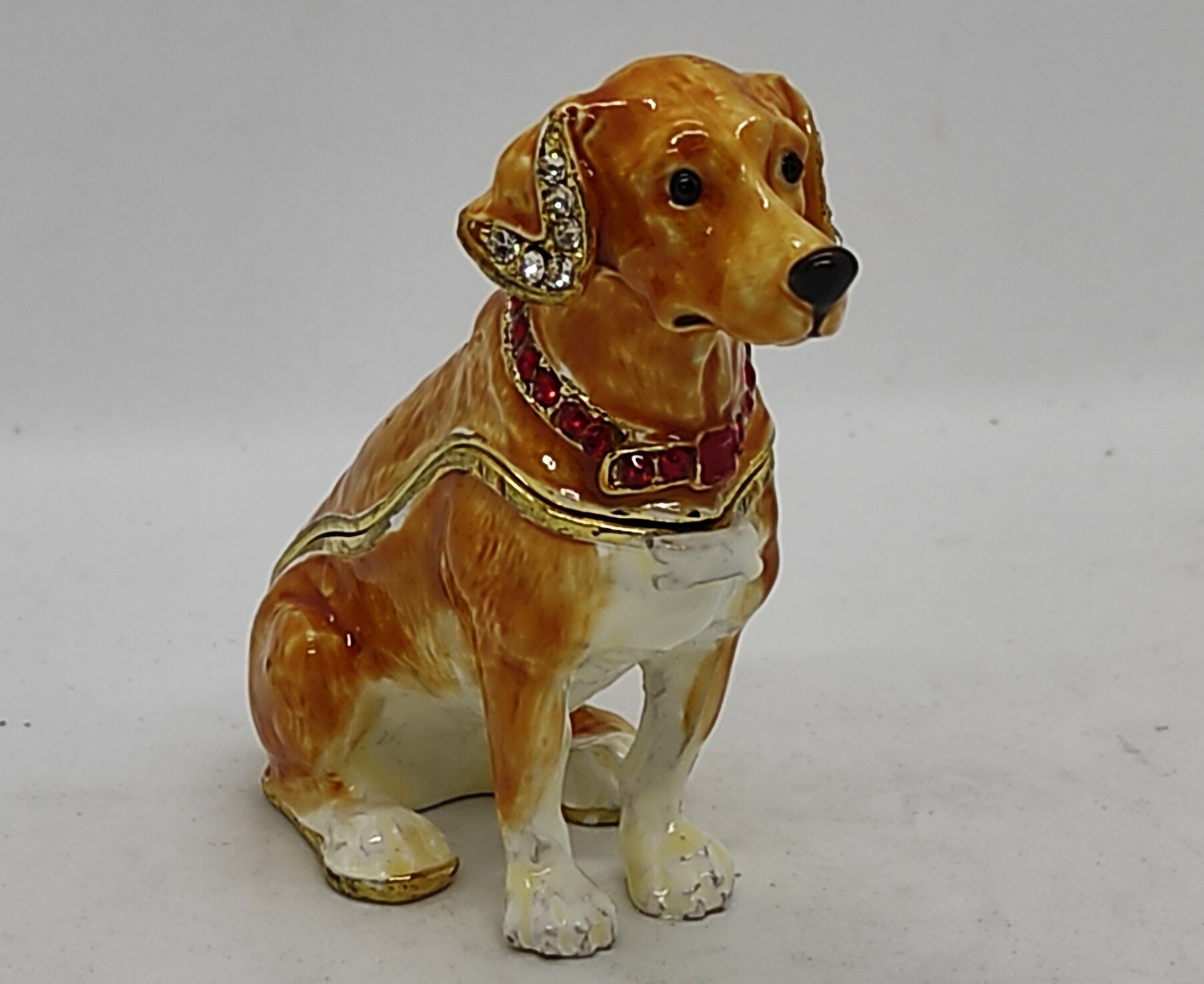 Шкатулка Фаберже "лабрадор"