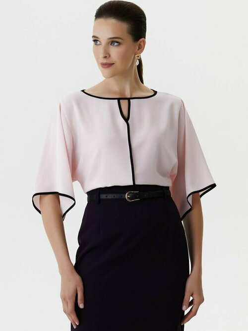 Блуза  Арт-Деко, размер 46, розовый