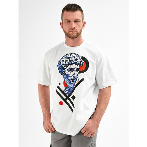 фото Футболка демидовская мануфактура, размер m, белый