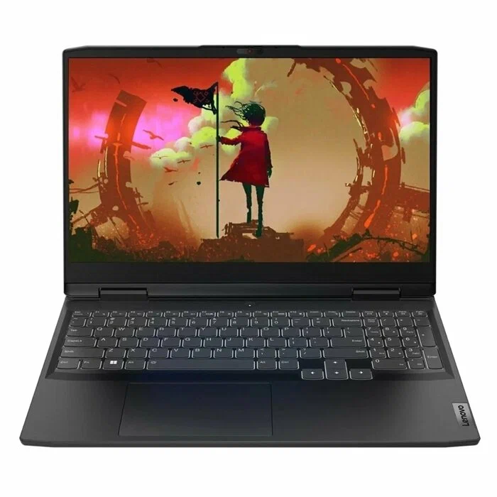 15.6" Ноутбук Lenovo IdeaPad Gaming 3 15ARH7 , Ryzen 5 6600H, RAM 8 ГБ, SSD 512ГБ, nVidia RTX 3050, Без ОС, 82SB00AXRK, Black