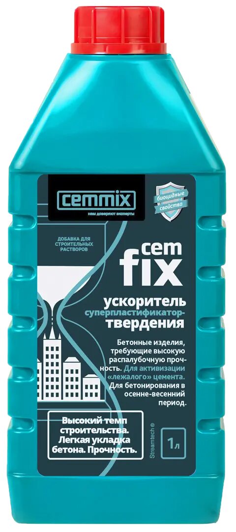 Ускоритель твердения Cemmix CemFix 1 л