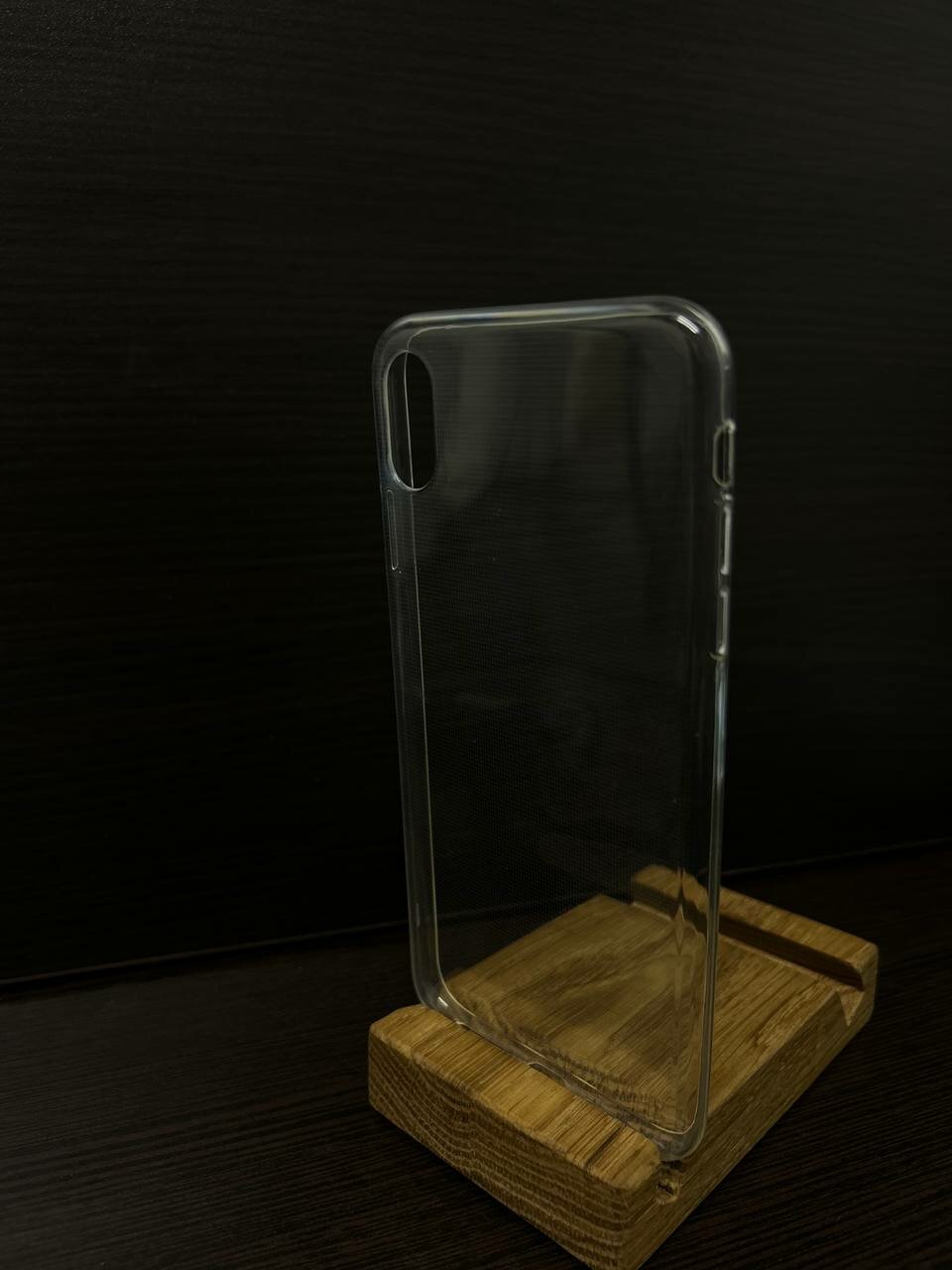 Чехол для iPhone XS Max прозрачный — фото 1