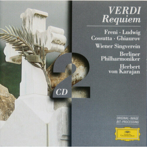 AUDIO CD VERDI: Messa da Requiem. Karajan BPO. 2 CD