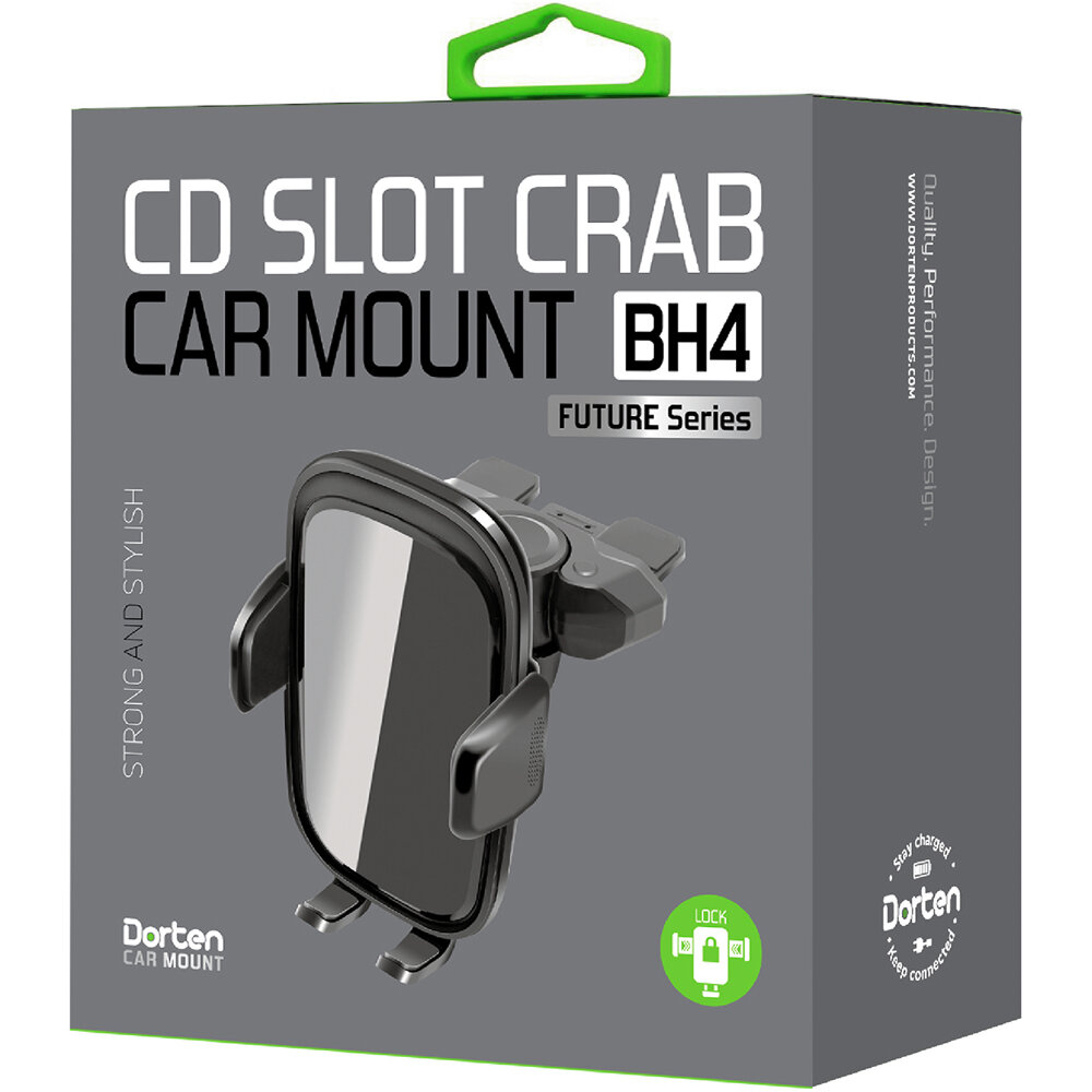 Держатель автомобильный Dorten CD Slot Crab Mount BH4: Future series в CD-слот — фото 16