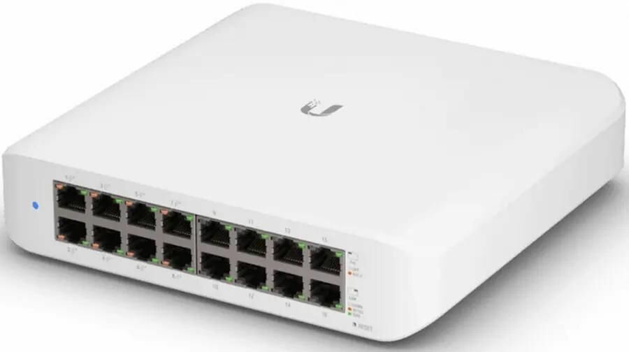 Коммутатор Ubiquiti UniFi Switch Lite, неуправляемый [usw-lite-16-poe]