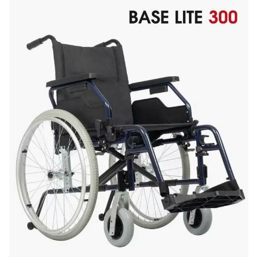 Кресло-коляска инвалидная базовая облегченная Ortonica Base Lite 300, ширина сиденья 50,5 см