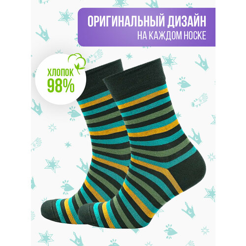 фото Носки big bang socks, размер 35-39, зеленый