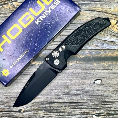 фото Нож складной hogue ho34330 auto ex-a03, black blade