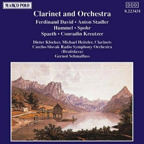 AUDIO CD Ferdinand David: Clarinet and Orchestra. 1 CD audio cd frantz ferdinand loewe strauss pfitzner 1 cd