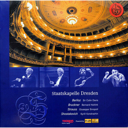 Виниловая пластинка Staatskapelle Dresden - Berlioz, Bruckner, Shostakovich, Strauss. 2 LP виниловая пластинка schubert messe nr 2 g dur stabat ma