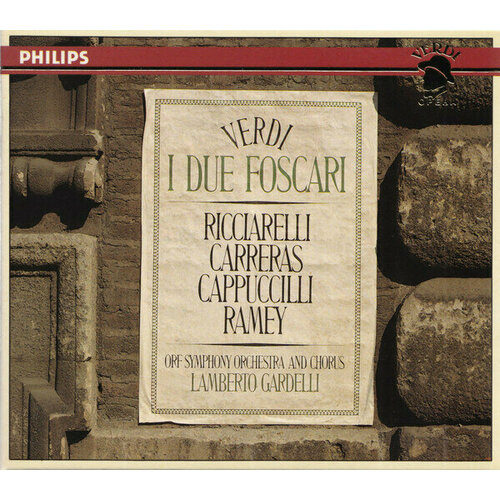 audio cd giuseppe verdi i masnadieri AUDIO CD Giuseppe Verdi: Verdi: I due Foscari. 2 CD