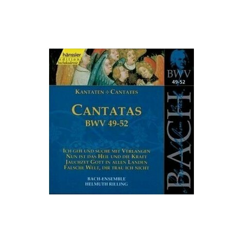 AUDIO CD BACH, J.S: Cantatas, BWV 49-52