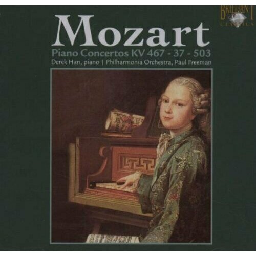 AUDIO CD MOZART. Piano Concertos KV 467 - 37 - 503. Derek Han