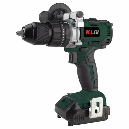 Профессиональный ударный бесщеточный шуруповерт KLPRO KLDM18B-20 18В Li-ion-2шт 20Ач 60Нм ручка ЗУ в кейсе 2166000₽