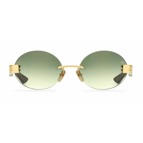 Солнцезащитные очки MAYBACH, золотой, зеленый
