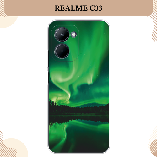 Силиконовый чехол Ночные пейзажи 7 на Realme C33 / Реалми С33 силиконовый чехол на realme 10 pro реалми 10 про ночные пейзажи 5