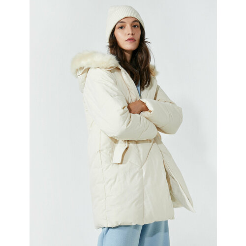 фото Куртка koton, размер 34, серый