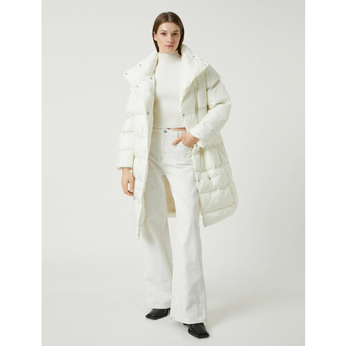 Куртка KOTON, размер 36, бежевый куртка koton размер 36 бежевый белый