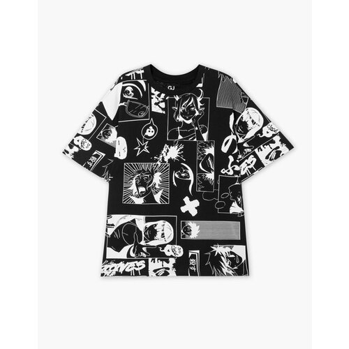 фото Футболка gloria jeans, размер 14+/170, черный