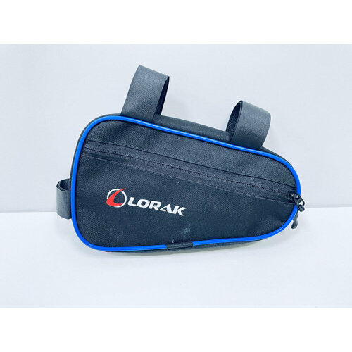 Велосумка Lorak 451 под раму 23х12,5х5см черно-синий