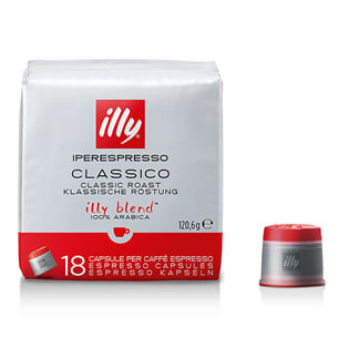 Кофе illy в капсулах iperEspresso (ipso), средней обжарки, уп 18 капс