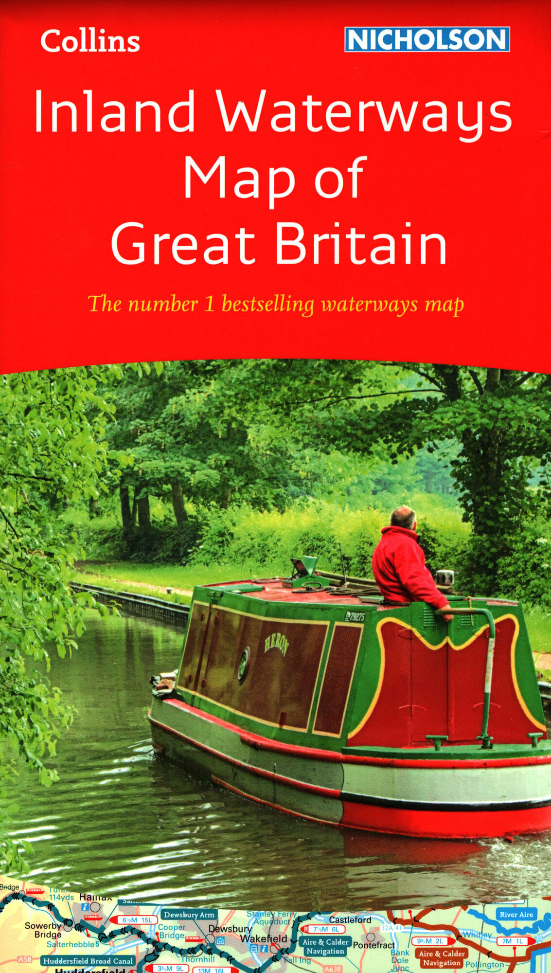 Inland Waterways Map of Great Britain - фото №1