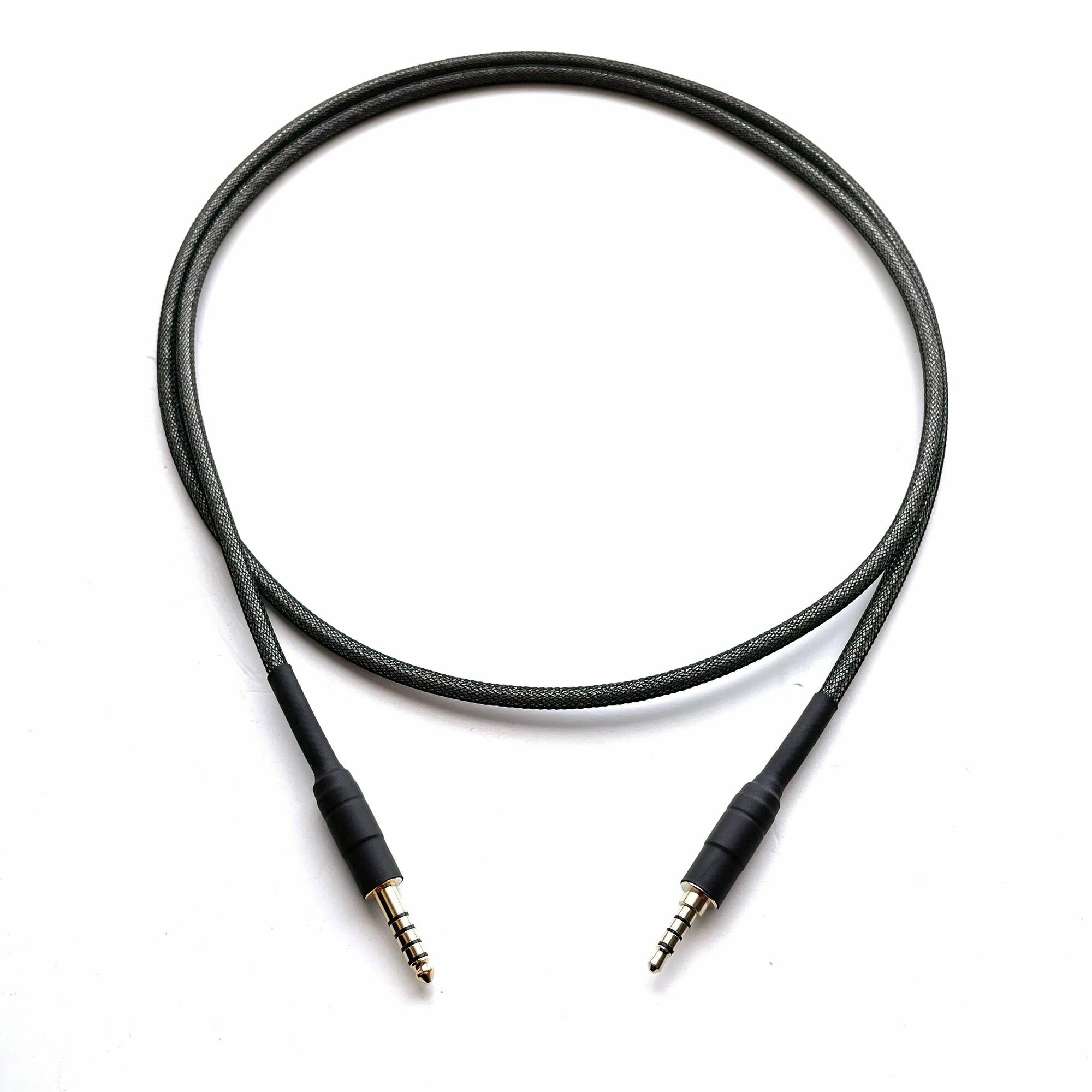 Кабель балансный авторский 1м для HiFiMan Fostex с Jack 4,4mm Pentacon