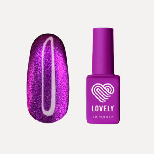 Изображение товара Гель-лак Lovely, Fire Cat №06 - Фиолетово-оранжевый