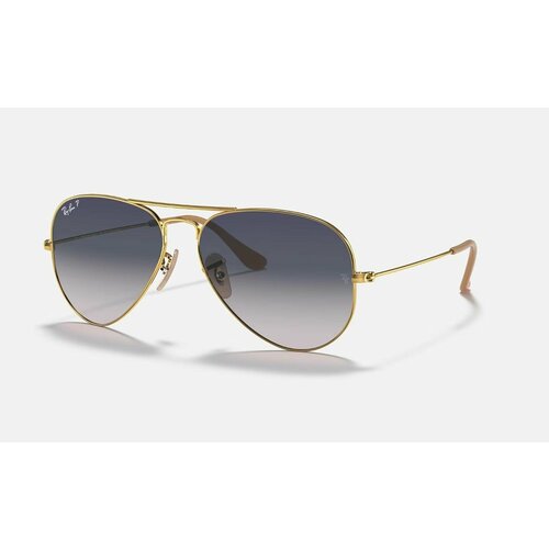 солнцезащитные очки aviator unisex ray ban Солнцезащитные очки Ray-Ban, золотой, серый