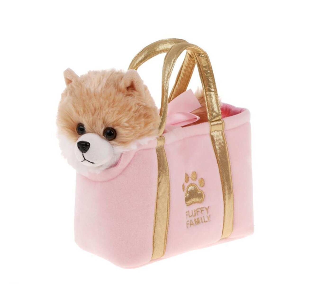 Мягкая игрушка Fluffy Family Щенок Шпиц, 19 см, в сумке 682150