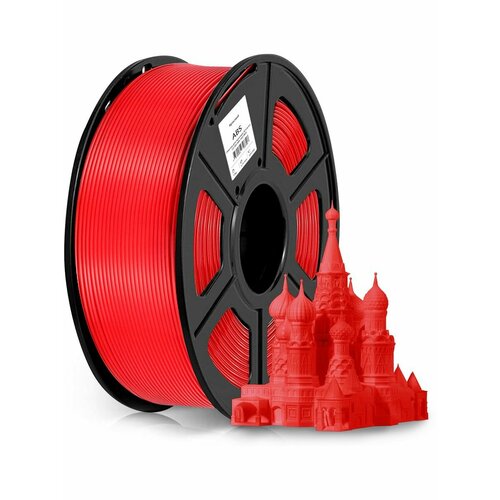 Пластик для принтера 3D CS-3D-ABS-1KG-RED пластик для принтера 3d cs 3d petg 1kg green