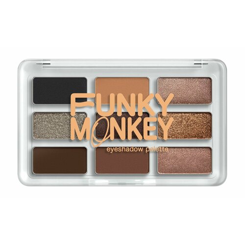 Палетка теней для век / 1 кофейная палитра / Funky Monkey Eyeshadow Palette