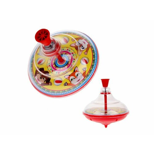 Юла Pelikan прозрачная Веселые зверята
