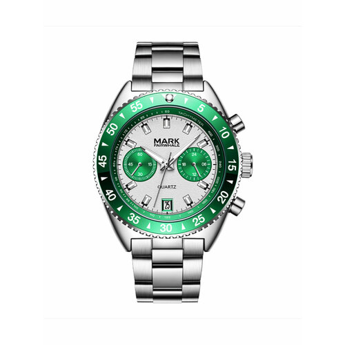 фото Наручные часы fairwhale часы наручные кварцевые mark fairwhale стальные, зеленый, серебряный