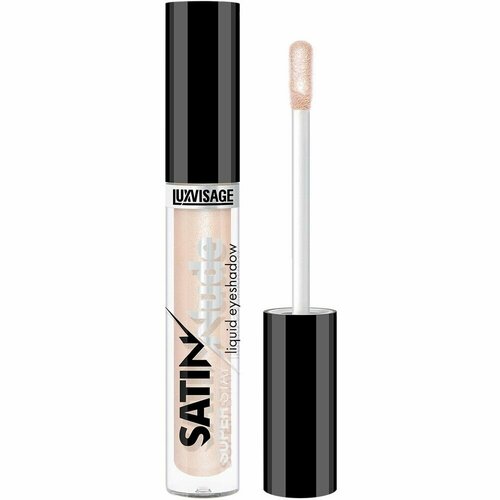 фото Тени для век жидкие luxvisage satin nude super stay (201 ivory)