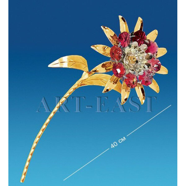 Фигурка "Цветок" с цветными кристаллами AR-3711/2 Crystal Temptations 60292