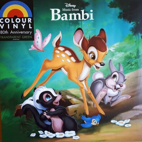 Various, Frank Churchill, Edward Plumb, Larry Morey – Music From Bambi (Green Transparent Vinyl)