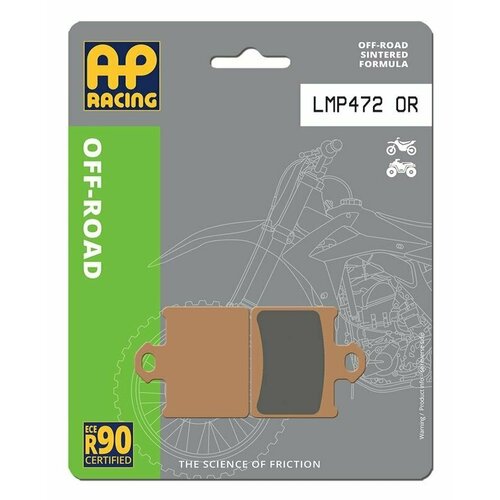 Колодки дискового тормоза AP Racing LMP472 OR (FDB2257 / FA602)