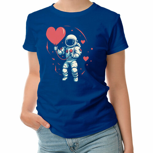 фото Футболка roly, размер l, синий