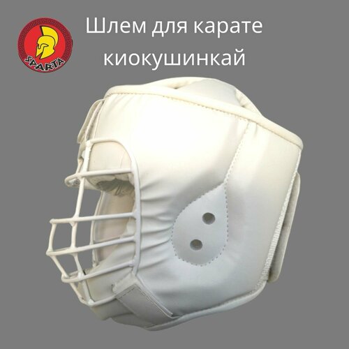 Шлем для каратэ Киокушинкай с маской Боец р. L шлем открытый для каратэ киокушинкай 1 empire boxing из экокожи с подкладом из искусственного велюра размер l