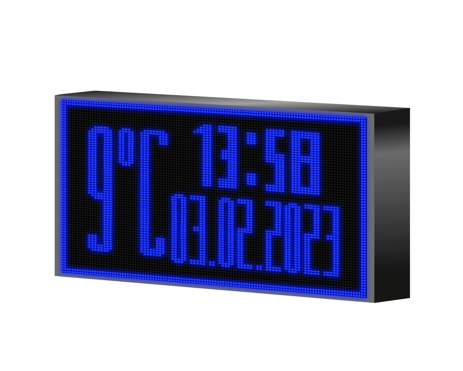 Бегущая строка/ Led /рекламная вывеска/ панель/37х21см — фото 1