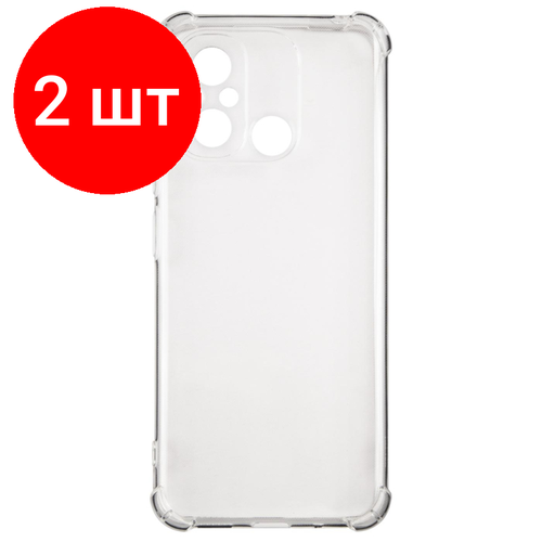 Комплект 2 штук, Чехол Red Line силикон iBox Crystal для Xiaomi Redmi 12C (УТ000034006) чехол red line ут000029009 накладка силикон ibox crystal для xiaomi redmi note 10s с усиленными углами прозрачный