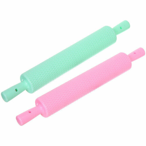 Скалка пластмассовая фигурная Сеточка 3645см 589₽